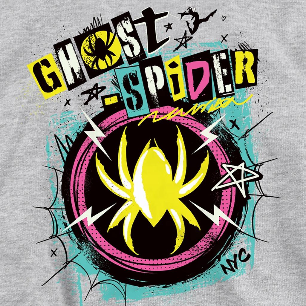 Marvel Childrens/Kids Ghost-Spider Punk Logo Hoodie