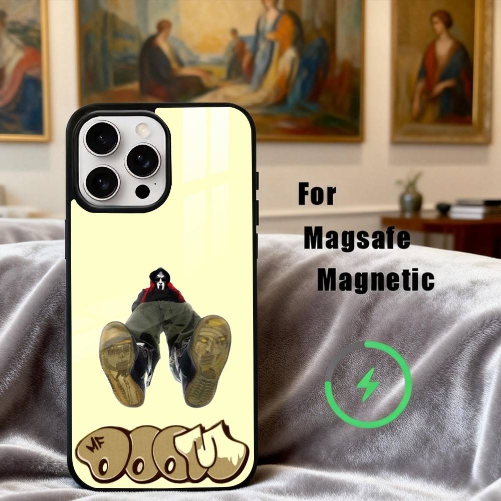

M-MF-DOOMs-RapperS Phone Case For iPhone17,16,15,14,13,12,11 Plus,Pro Max Magnetic For Magsafe Wireless Charging iPhone15Plus
