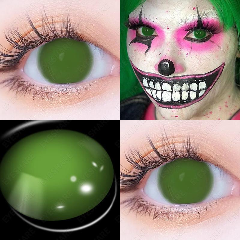 Eyeshare 1 Pair Cosplay Contact Lenses for Eyes Vampire Party Cosplay Colored Softlens 14.5mm Halloween Lens