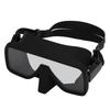 Diving Goggles Black Silicone Tempered Glass ABS HD Leak Proof Powerful Sealing Shatterproof Snorkeling Goggles for