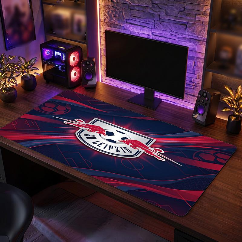 Tappetino per Mouse Grande Stampa Calcio RB Leipzig, Tappetino Esteso Antiscivolo per Scrivania da Gioco per Ufficio Casa