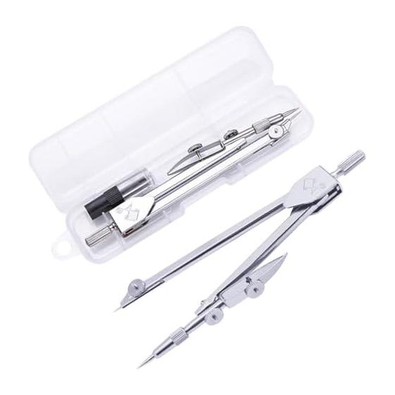 Compass for Drafting, Sharp School Supplies, Drawing Tools, Geometry, Junior High School Students, Elementary School Students, Stationery, Double