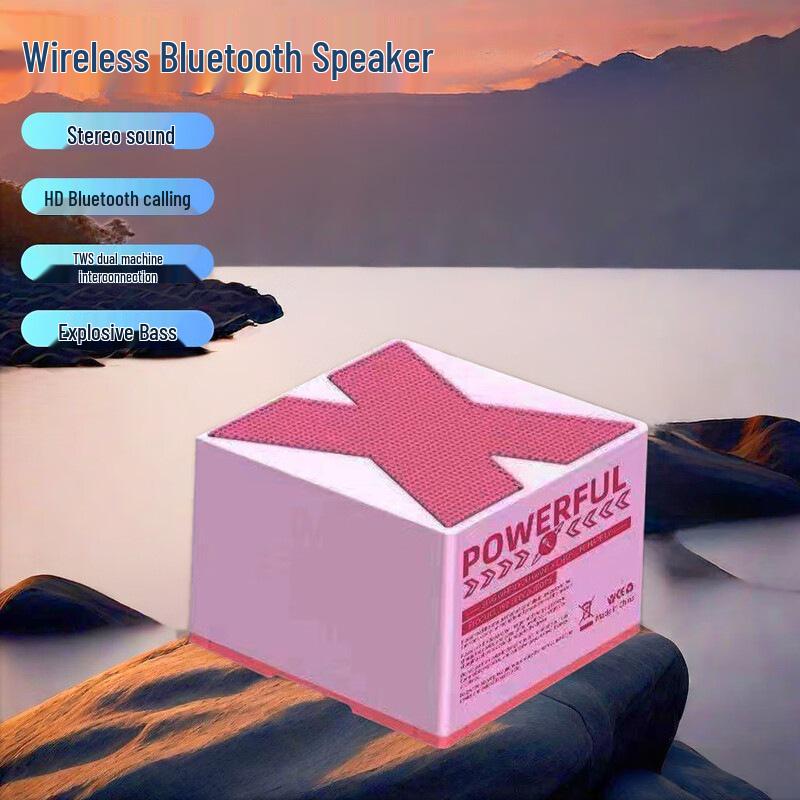 X3 Portable Bluetooth Speaker: Wireless, Outdoor, High Sound Quality, Long Battery Life, Large Volume Subwoofer