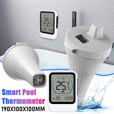 Termómetro Flotante Inteligente para Piscina Termómetro Digital para Piscina Monitor de Temperatura de Piscina Inalámbrico Impermeable Accesorios para Piscina