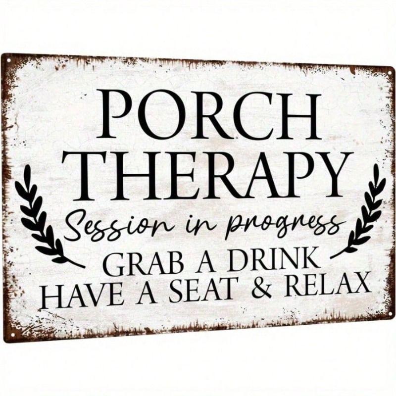 Retro Metal Tin Sign Wall Decor For Living Room Farmhouse Balcony