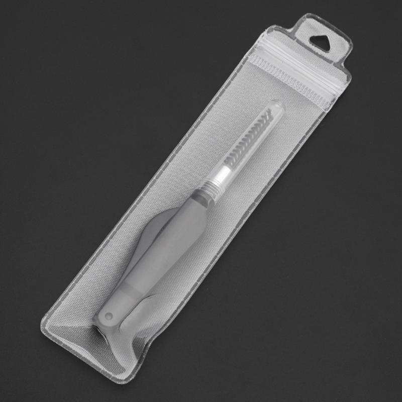 Portable Eyebrow Eyelash Shaper Eyelash Comb Double Head Eyebrow Brush Makeup Grooming Tool Foldable Mascara Brush