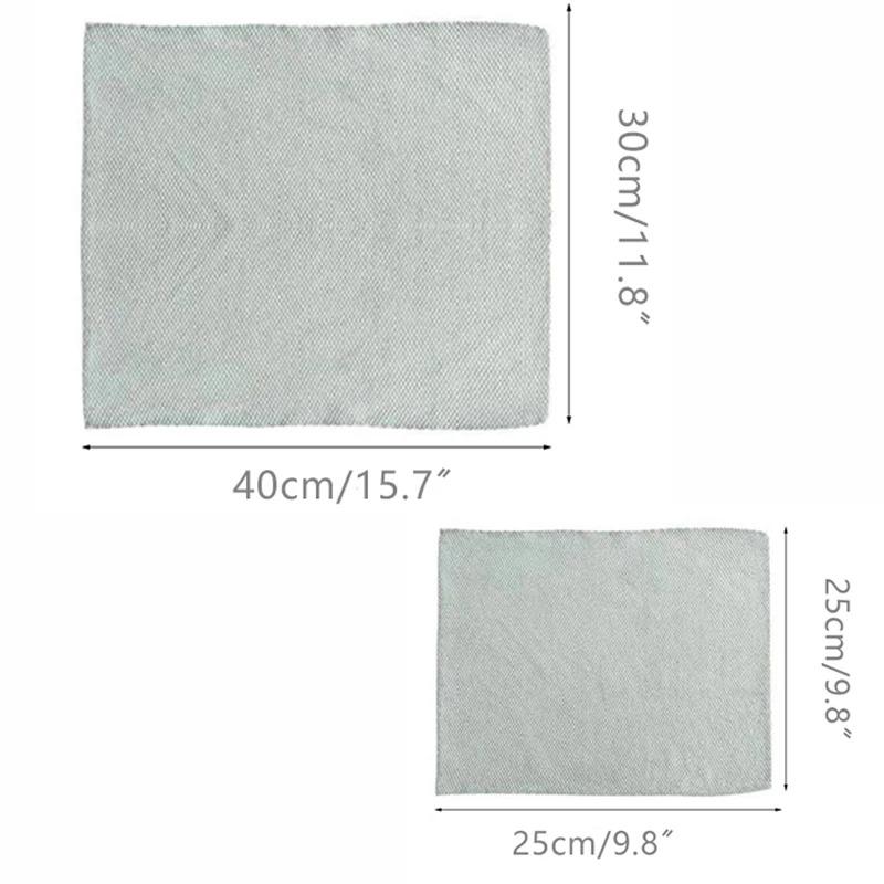 6PCS Microfiber Dish Cleaning Cloth, Super Absorbent Anti-grease Wiping Rag for Kitchen Window Glass Household Cleaning Towel