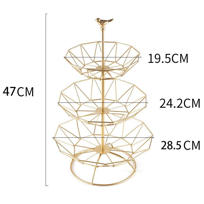 

ZISIZ Nordic 3-Tier Fruit Basket