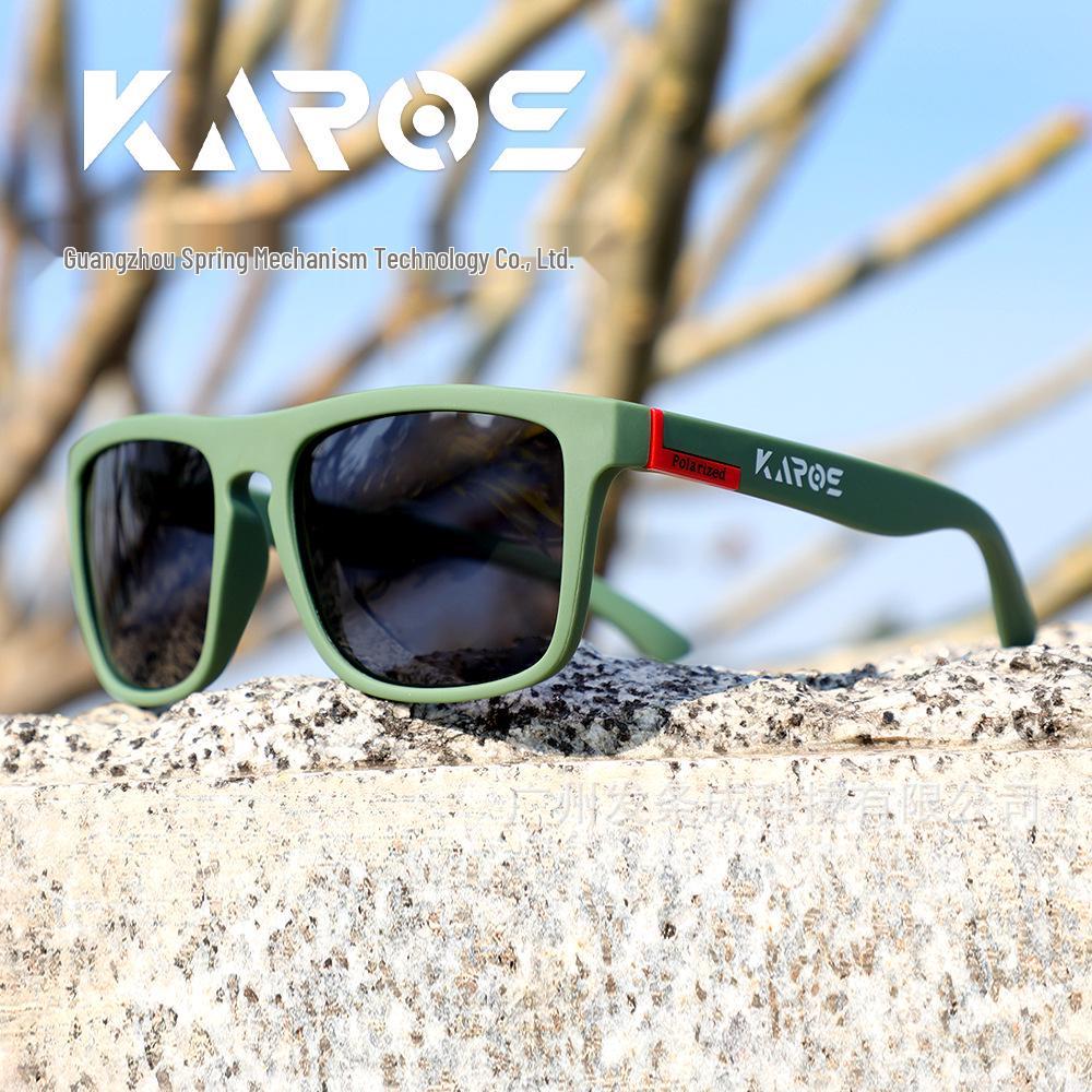 Óculos de Sol Esportivos Polarizados KAROS - Proteção Solar para Pesca, Ciclismo, Corrida, Atividades ao Ar Livre e Montanhismo