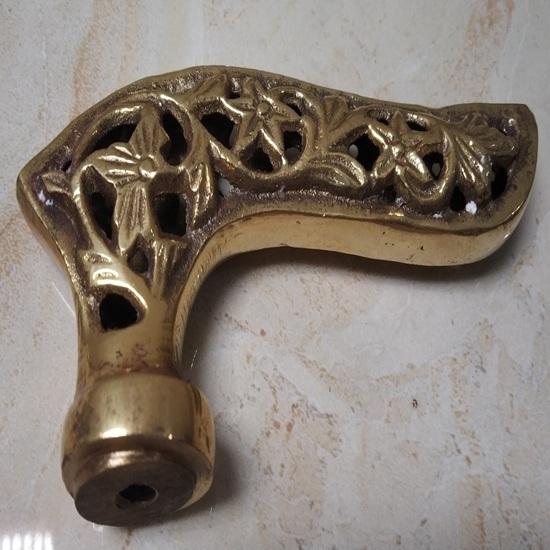 Set von 5 Gehstockgriffen für Holzstöcke Messingstockgriff Ersatzstockgriff Nur Griff Geschenk Hochzeit, Thanksgiving, Chinesisches Neujahr, Weihnachten