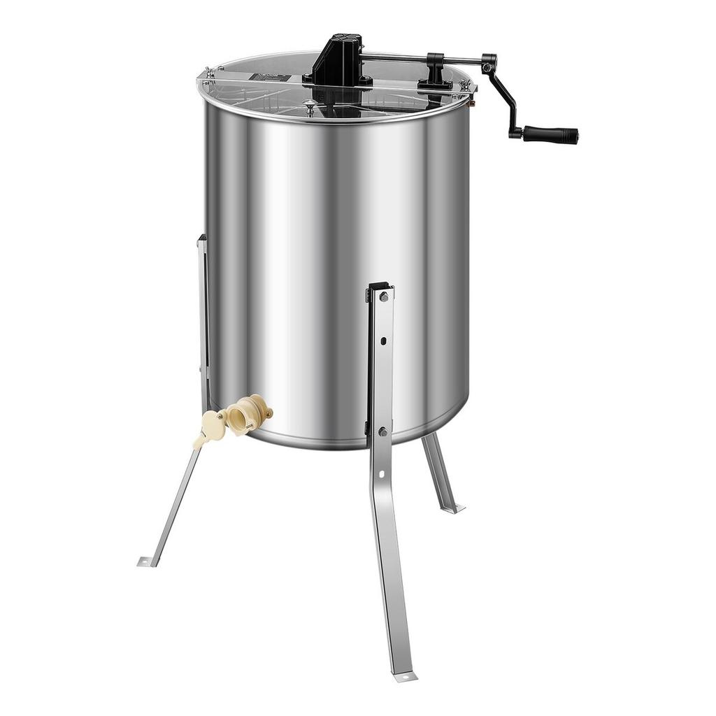 Manual Honey Extractor 4/8 Frame Honey Spinner Beekeeping Stainless Steel