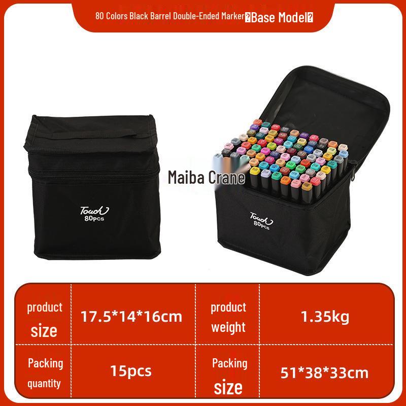 Dual-Tip Alcohol-Based Oily Marker Set for Kids - Watercolor Drawing Pens