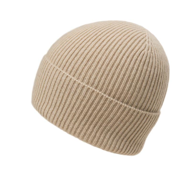 Unisex Cashmere & Fleece Hat: Autumn/Winter, New Style, Thick & Warm Knit
