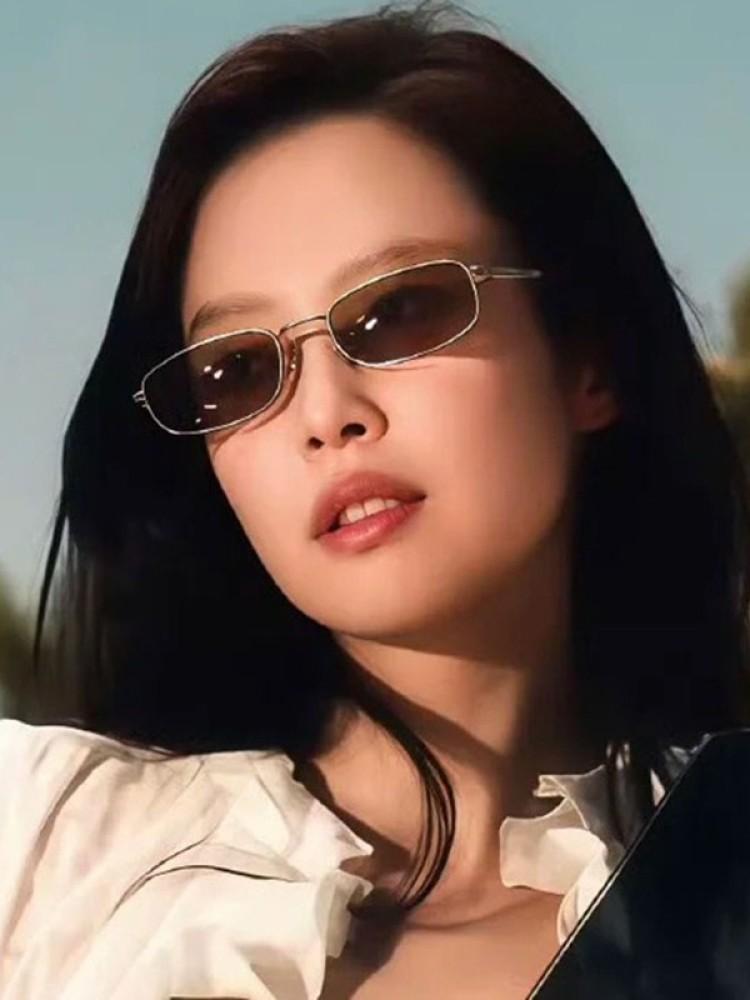 Small Square Sunglasses For Women Metal Frame New Trendy Driving Sun Glasses Men Sunshade Glasses For Female