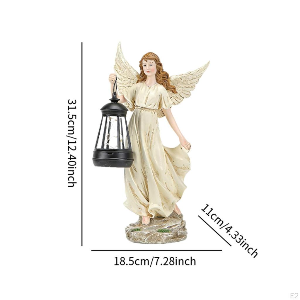 Solar Angel Outdoor Garden Decor Lights for Grandma Front Lawn