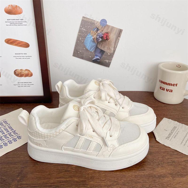 Fashion Summer Women Mesh Shoes 2025 New Fashion Breathable Height Increase Sweet Flats Lightweight Comfortable Casual Platform Sneakers