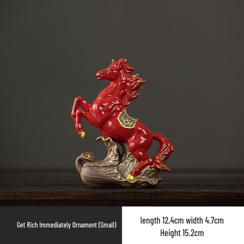 

Success & Wealth Ornament for Office, Wine Cabinet, or Entryway - Perfect for Housewarming or Opening Gifts