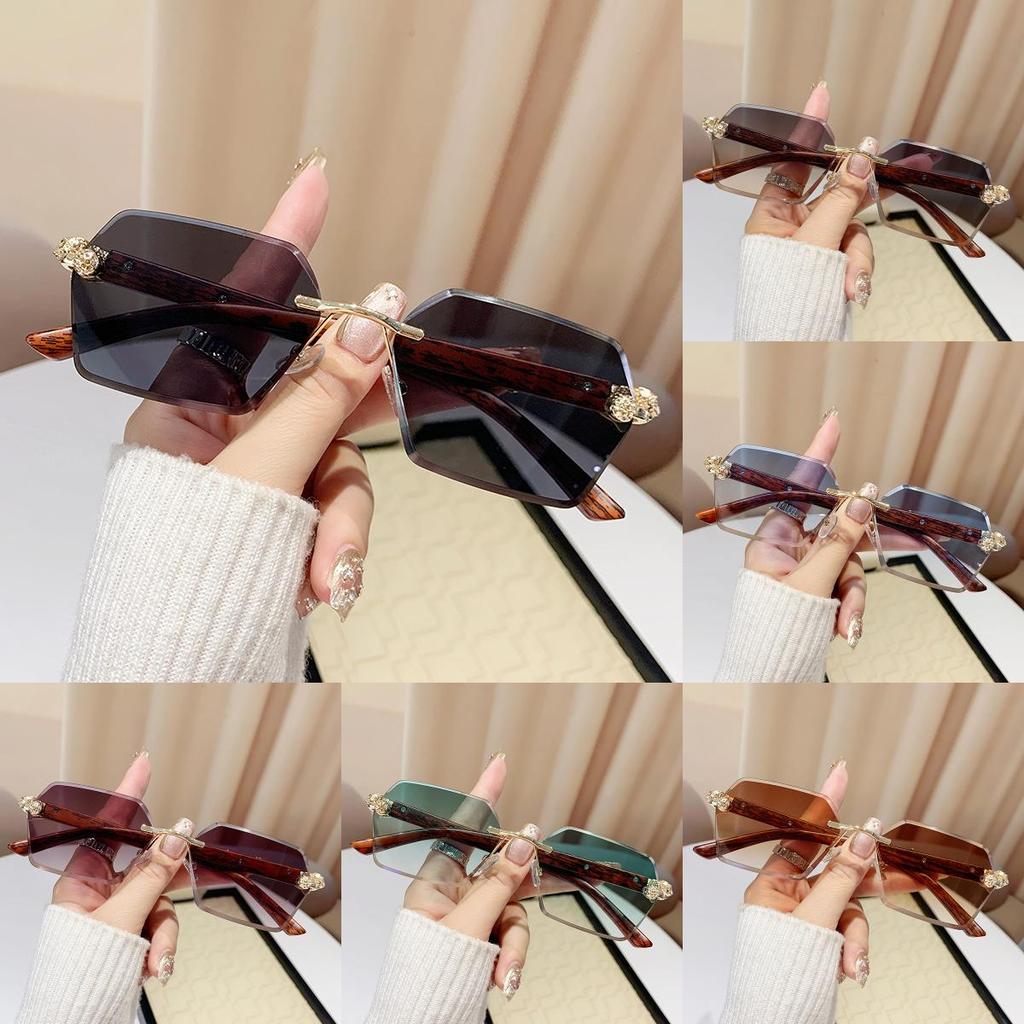 Geometric Metal Frame Sunglasses With Tinted Lenses For Fashion And Travel