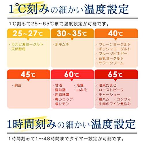 Iris Ohyama Yogurt Maker Premium with Temperature Adjustment White IYM-012