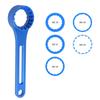 6 in 1 Road Bike Bottom Bracket Wrench Tool Bearing Cup Removal Install Tool Bicycles Bottom Bracket Extractors Tool