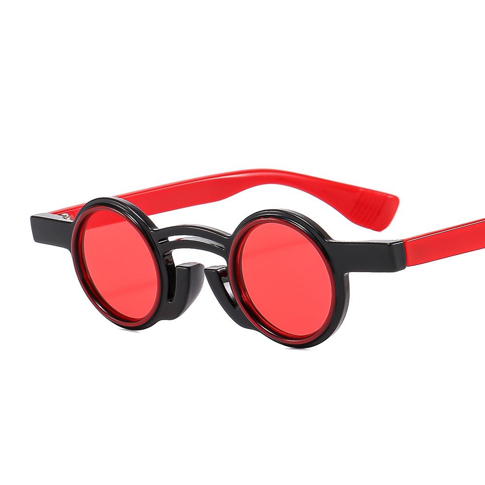 

Retro Small Round Punk Women Sunglasses Fashion Double Color Men Trending Hip Hop Sun Glasses Shades Uv400 Other