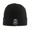 2026 New Skull Space Captain Pirate Cross Bones Knitted Hat Beanies Winter Hats Warm New Harlock Cap For Men Women
