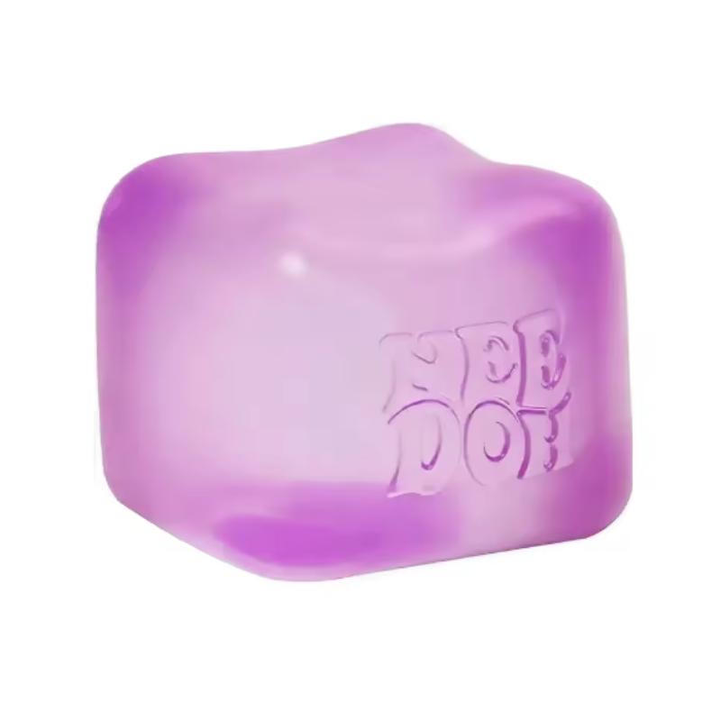 Schylling Nee Doh Gummy Bear Cube Squish Toy Soft Jelly Squeeze Fidget Toy Sensory Stress Relief Toy for Kids Adults