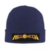 Helloween Rock Band Warm Knitted Cap Fashion Bonnet Hat Autumn Winter Outdoor Beanies Hats for Unisex Adult