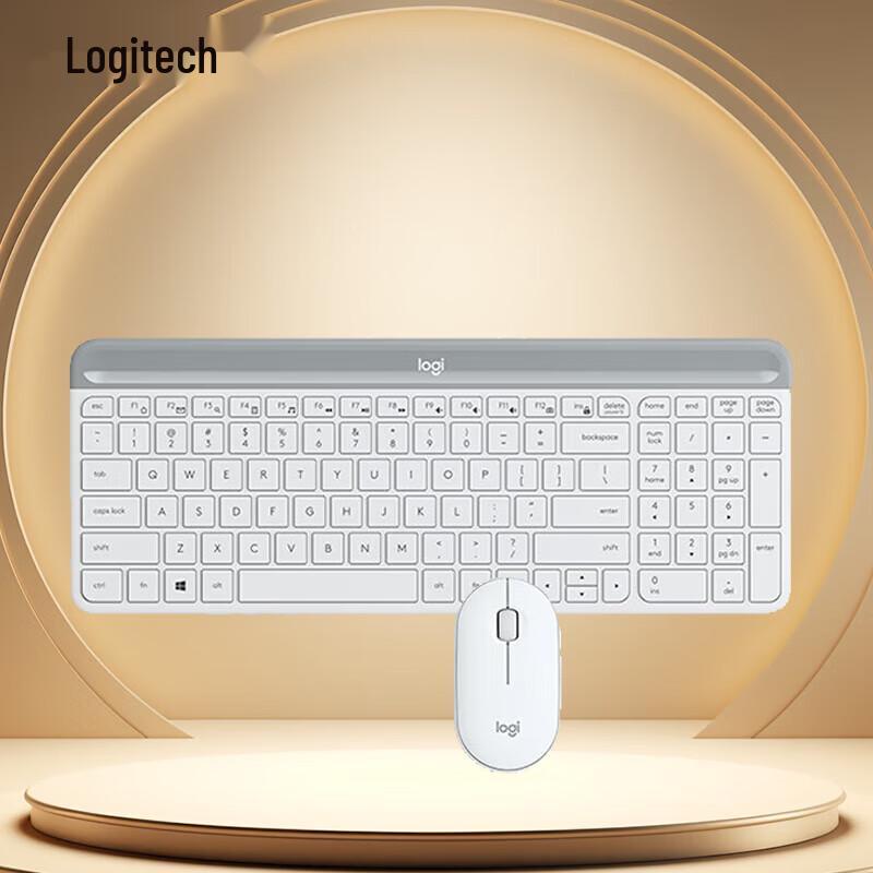 Logitech G MK470 Slim Wireless Keyboard and Mouse Combo