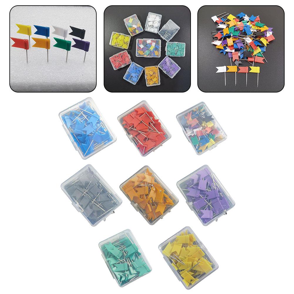 Bulletin Board Message Paper Fixing Pins Tacks Portable And Convenient