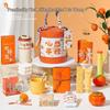 HANDUNYOU "Orange Wish" Stainless Steel Mug Gift Set