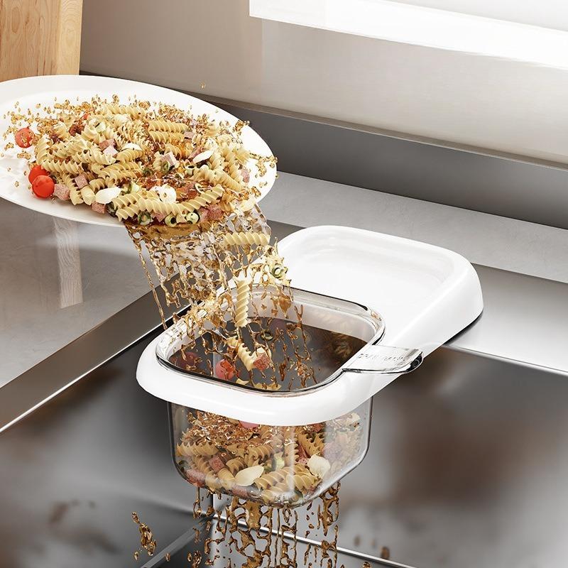Kitchen Sink, Drain Basket, Sink Separation, Leftover Food, Tea Residue, Filter Basket, Drain Rack