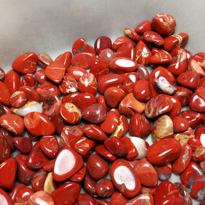 Natürlicher Roter Jaspis Bruchsteine, 15-40 mm, 100g