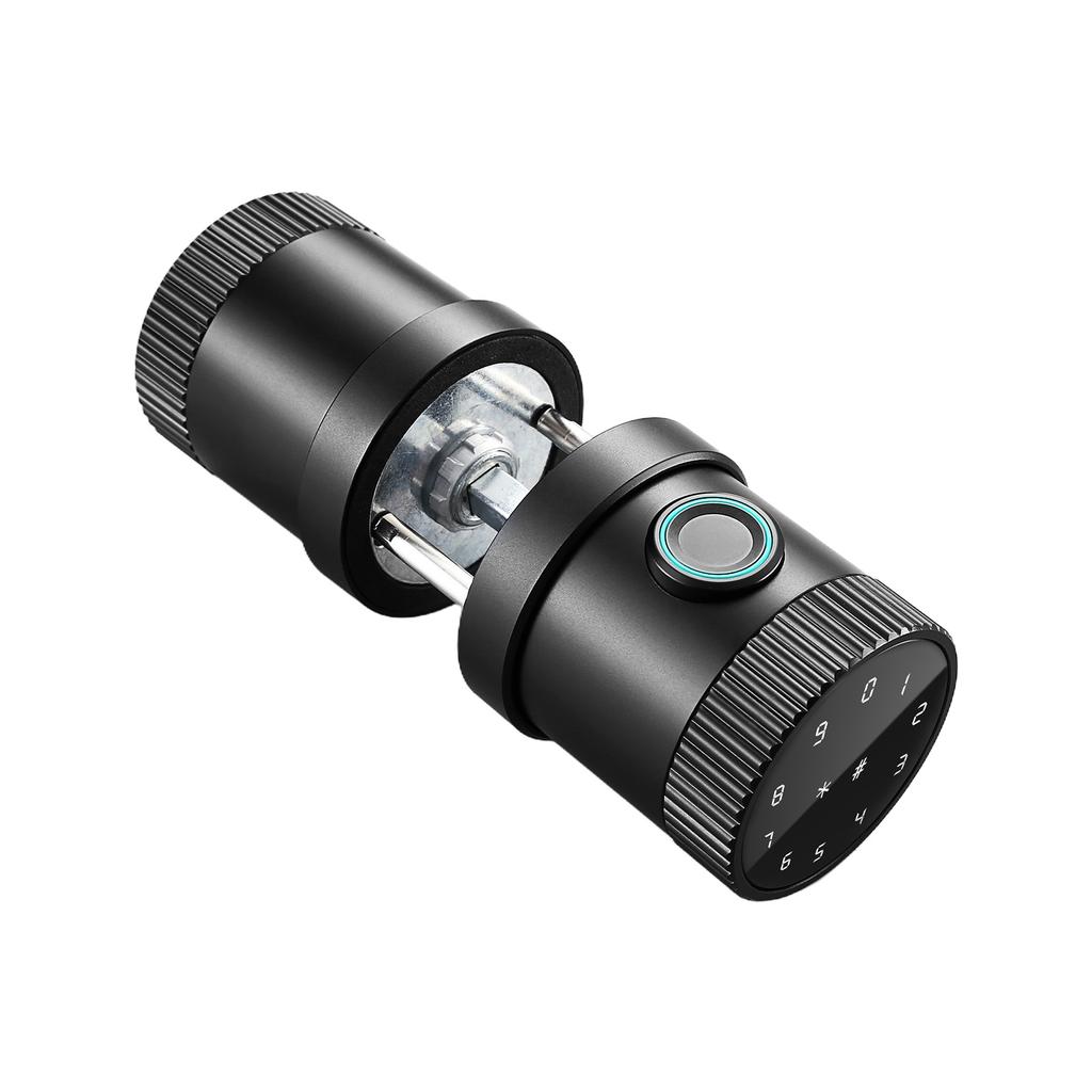 Smart Ball Lock 5 Unlocking Methods Fingerprint BT IC Card Function Keyless Entry Smart Door Lock for 35 65MM Door