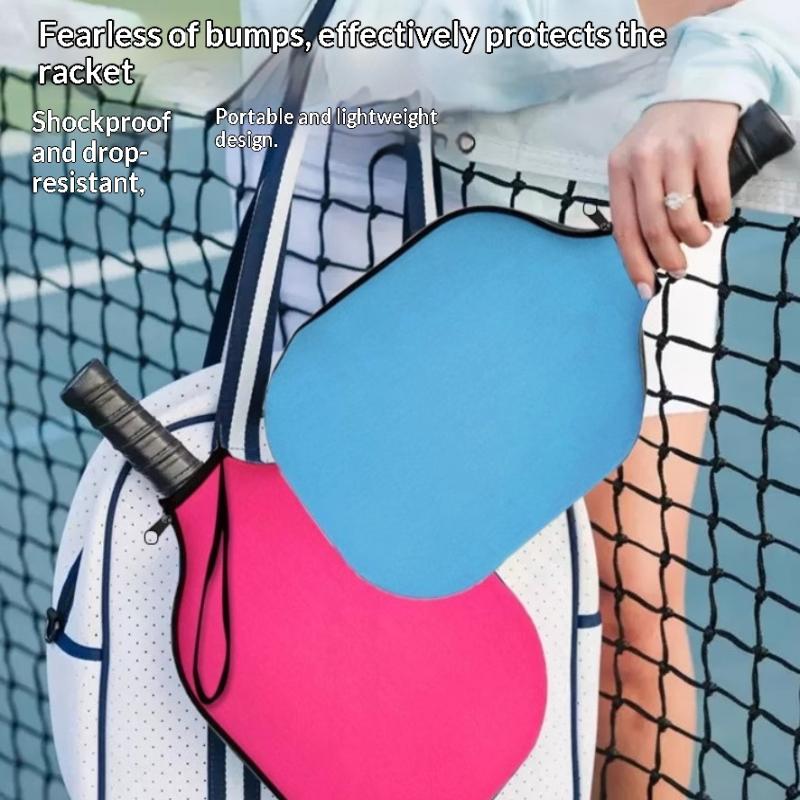 Zachte Neopreen Pickleball Racket Sleeve Lichtgewicht Waterdichte Pickleball Paddle Cover Pickleball Accessoires Beschermer Tas