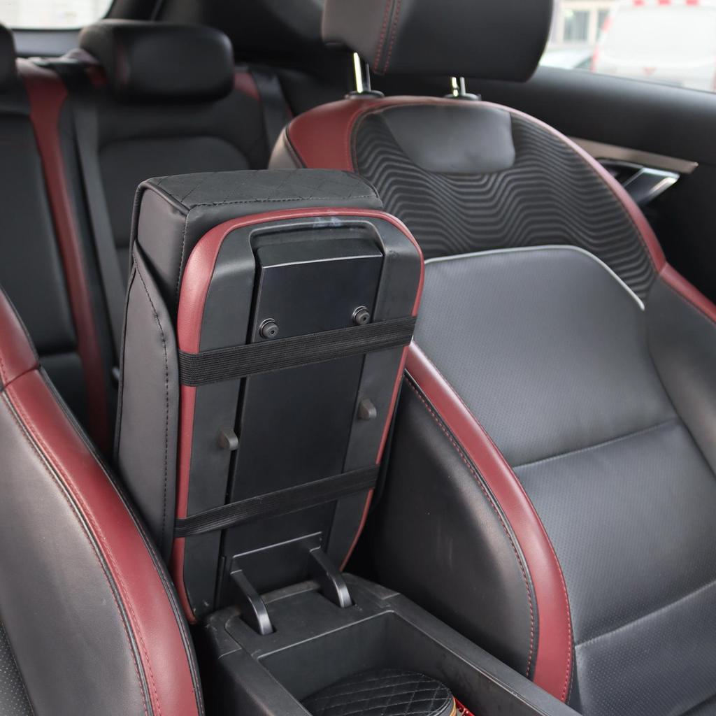Car Armrest Cushion Car Console Pad Center Cup Holder Automotive Accessories For Storage Travel Vehicle Men Women Driving RV