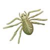 Halloween Glowing Light Realistic Skeleton Spider Shape Ornament with LED Light Portable Lightweight Halloween Decoration