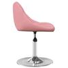 Dining Chairs 2 Pcs Swivel Pink Velvet