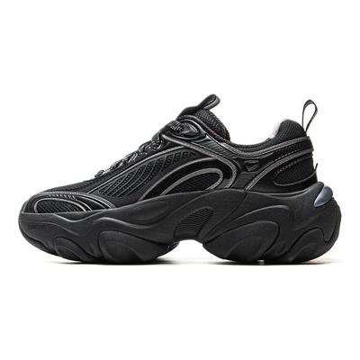 Li Ning Butterfly Runner Fashion Comfortable Trendy Wear-Resistant Non-Slip Lightweight Low-Top Casual Shoes Women Casual Shoes Black AZGV012-3