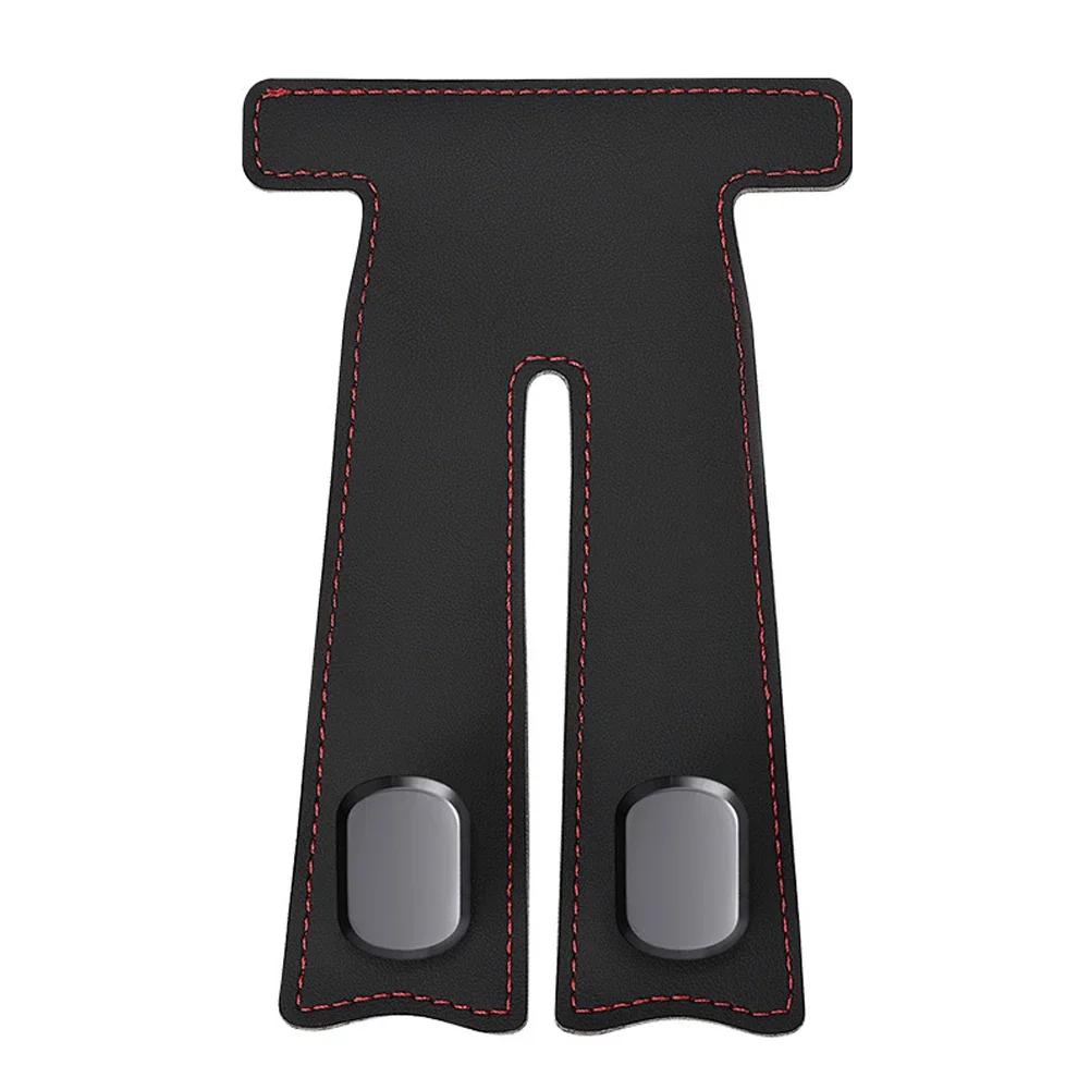 Universal Car Passenger Glove Box Hidden Hooks Purse Bag Suede Leather Hanger Hat Holder Interior Storage Auto Hook Accessories