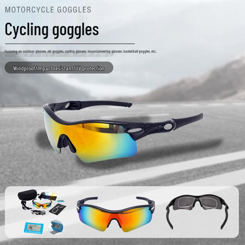 Windproof & Sandproof Cycling and Sports Sunglasses for Running, Climbing, Hiking, Mountain Biking