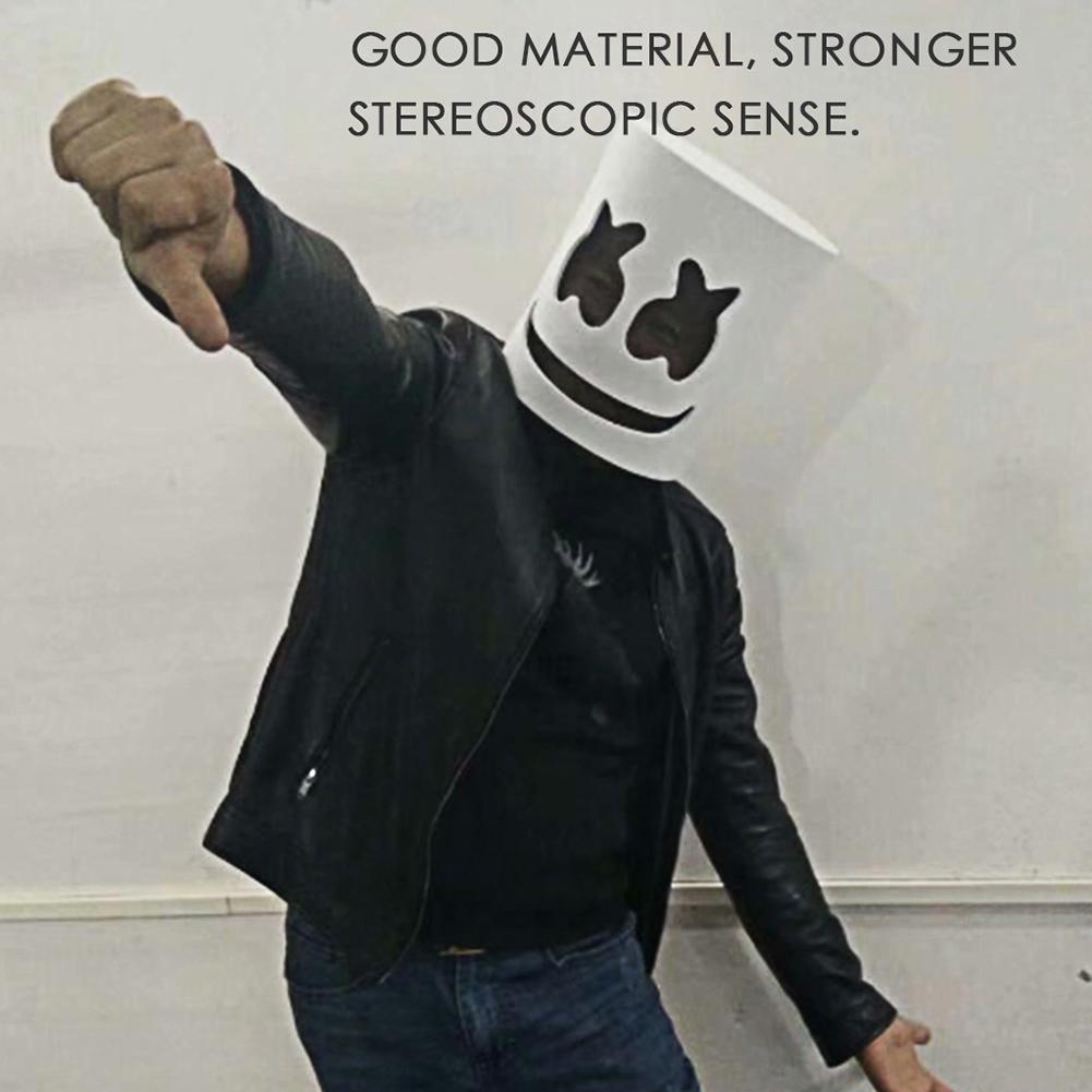 Buy DIY PVC Marshmello Helmet DJ Mask Concert Props Future Bass Music
