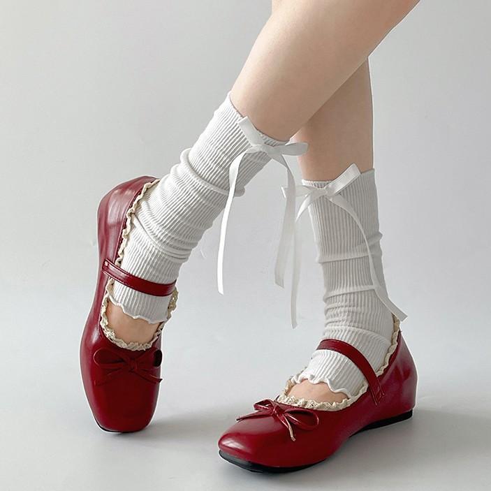 Silver Ballet Style Square Head Inner Height Increase Shallow Mouth Flat-soled Single Shoes Women's Summer 2025 New Soft-soled French Mary Jane Shoes