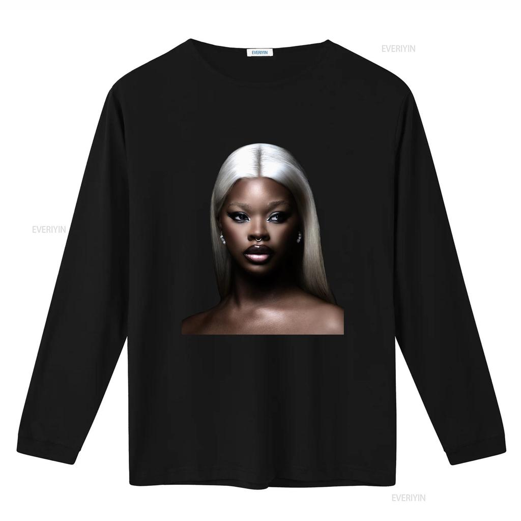 JT Face Card T Shirt Jatavia City Girls Album vintage Washed Slightly Unisex Versatile homme fashion streetwear Stretched