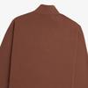 Fred Perry [baseline] Half Zip Sweatshirt   Whiskey Brown Afpm2433574 W52