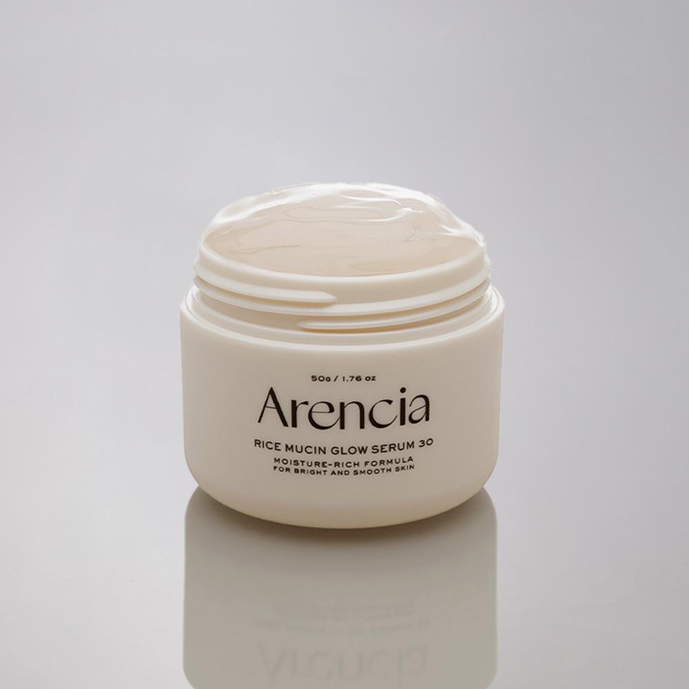 Arencia Rice Mucin Glow Serum 30 50g - Glow Serum Radiance, Korean 50g