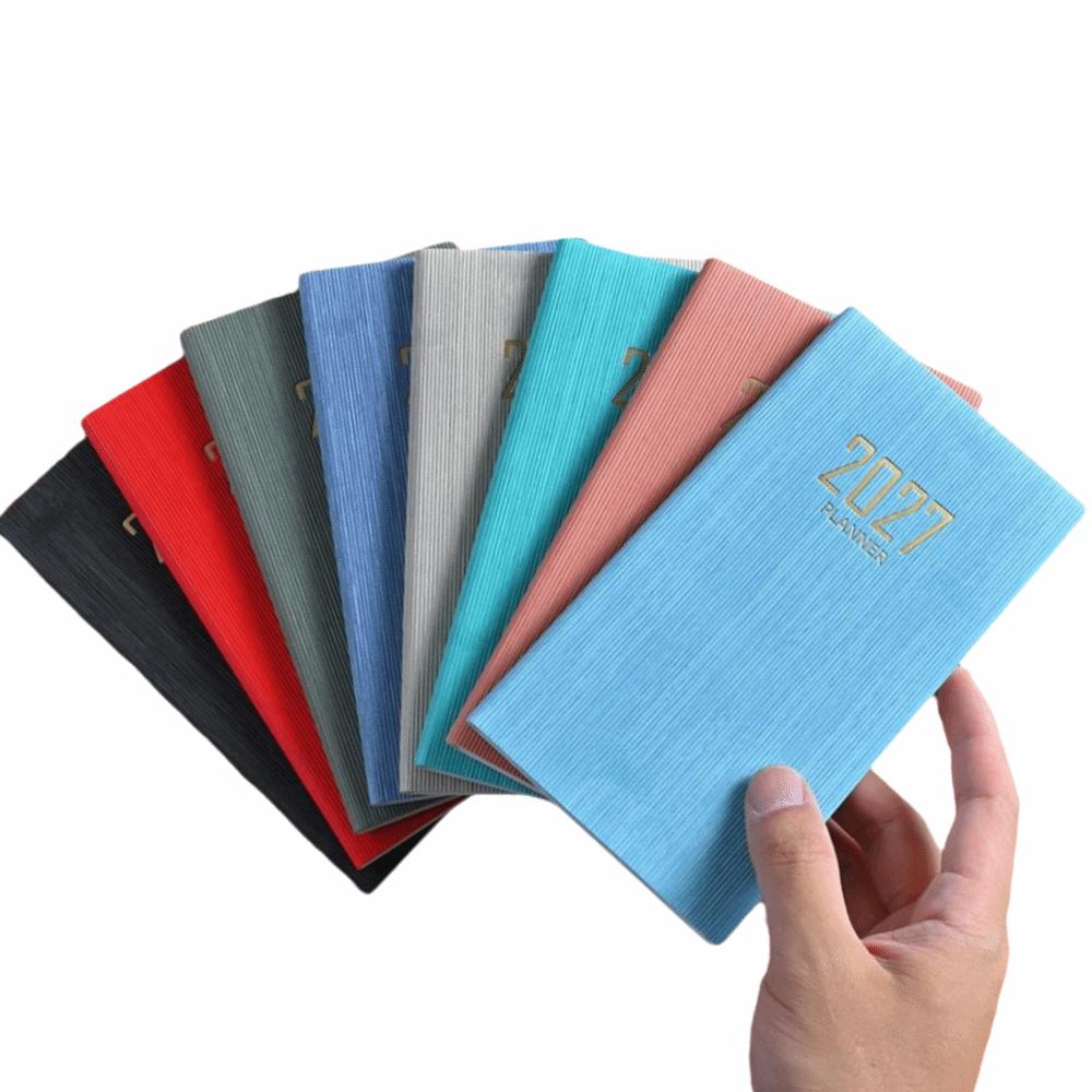 English 2027 Agenda Book A6 Diary Weekly Planner Portable To Do List English Notepad Students