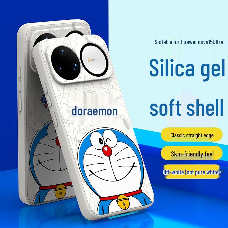 

Purecolor Doraemon Silicone Case for Huawei Nova 15 Ultra