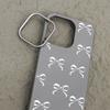 Einfarbige Schleifenmuster Matte Weiche Handyhülle Für iPhone 16 Pro Max 15 Plus 14 Pro 13 12 11 Schlanke TPU Ledertextur Stoßfeste Bumperabdeckung
