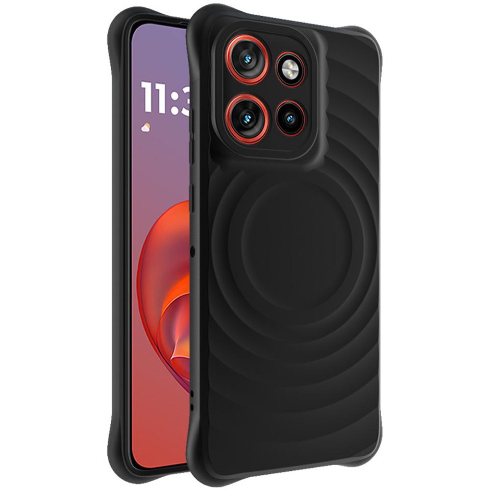 

Серия IMAK UC-6 для Motorola Thinkphone 25 5G/Moto S50 5G/Edge 50 Neo 5G Чехол Текстура капли воды Нескользящая Матовая TPU накладка Matte Black